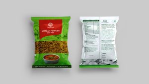sambhar pudi packaging design by katoch designs